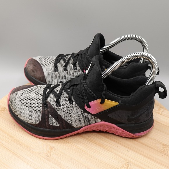 Nike Shoes - Nike Shoes Womens 6 Metcon 7 Flyknit 3 Training Black Pink AR5623-002 Flaws